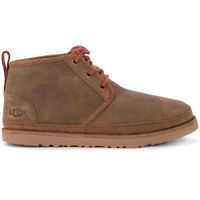 Ghete & Cizme UGG Neumel Leather Brown Flower Ankle Boots.