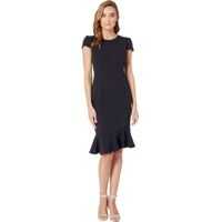Rochii de zi Scuba Crepe Dress w/ Flounce Fete