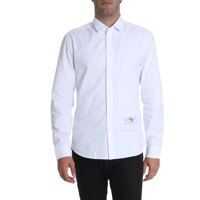 Camasi "tiger Bamboo" White Shirt Barbati