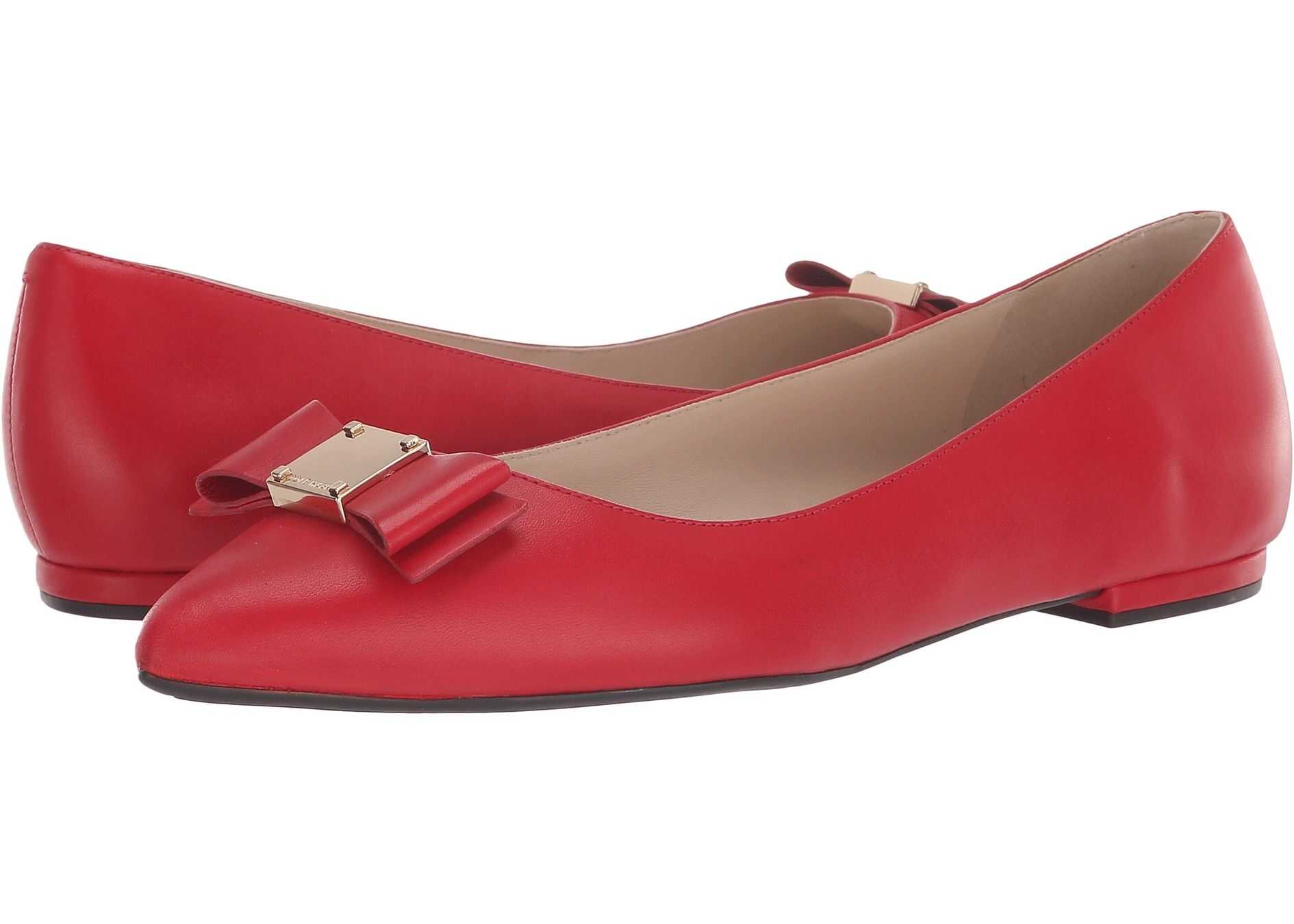 Cole Haan Tali Bow Skimmer Barbados Cherry Leather