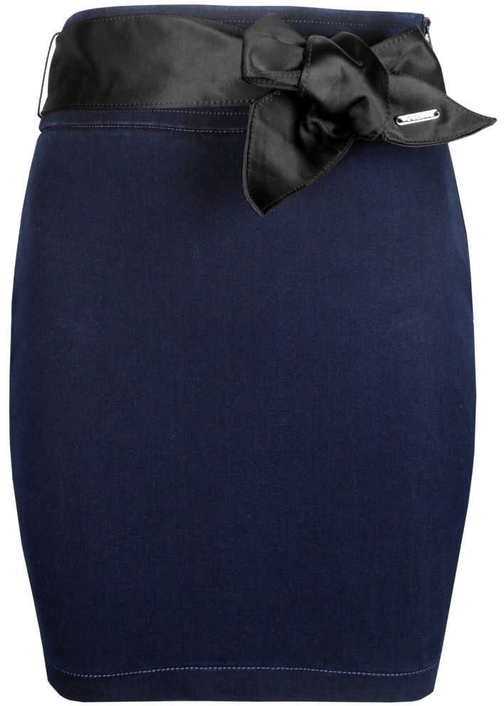 GUESS Denim Skirt W63D53D27HO Granatowy