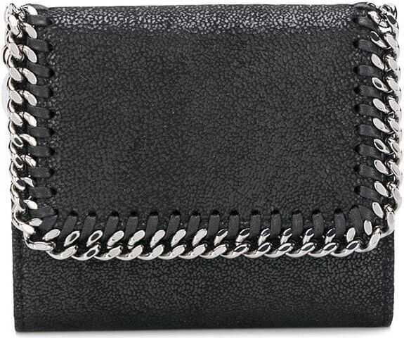 Stella McCartney Fabric Wallet BLACK