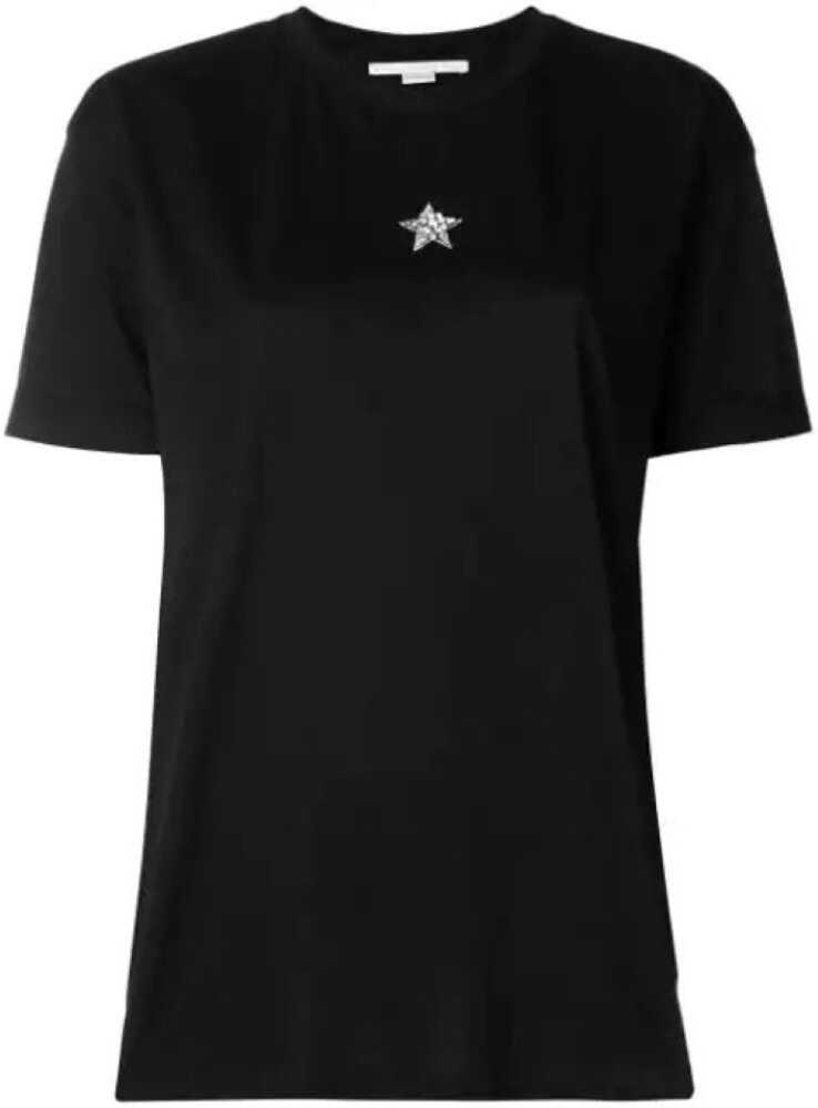 adidas by Stella McCartney Cotton T-Shirt BLACK