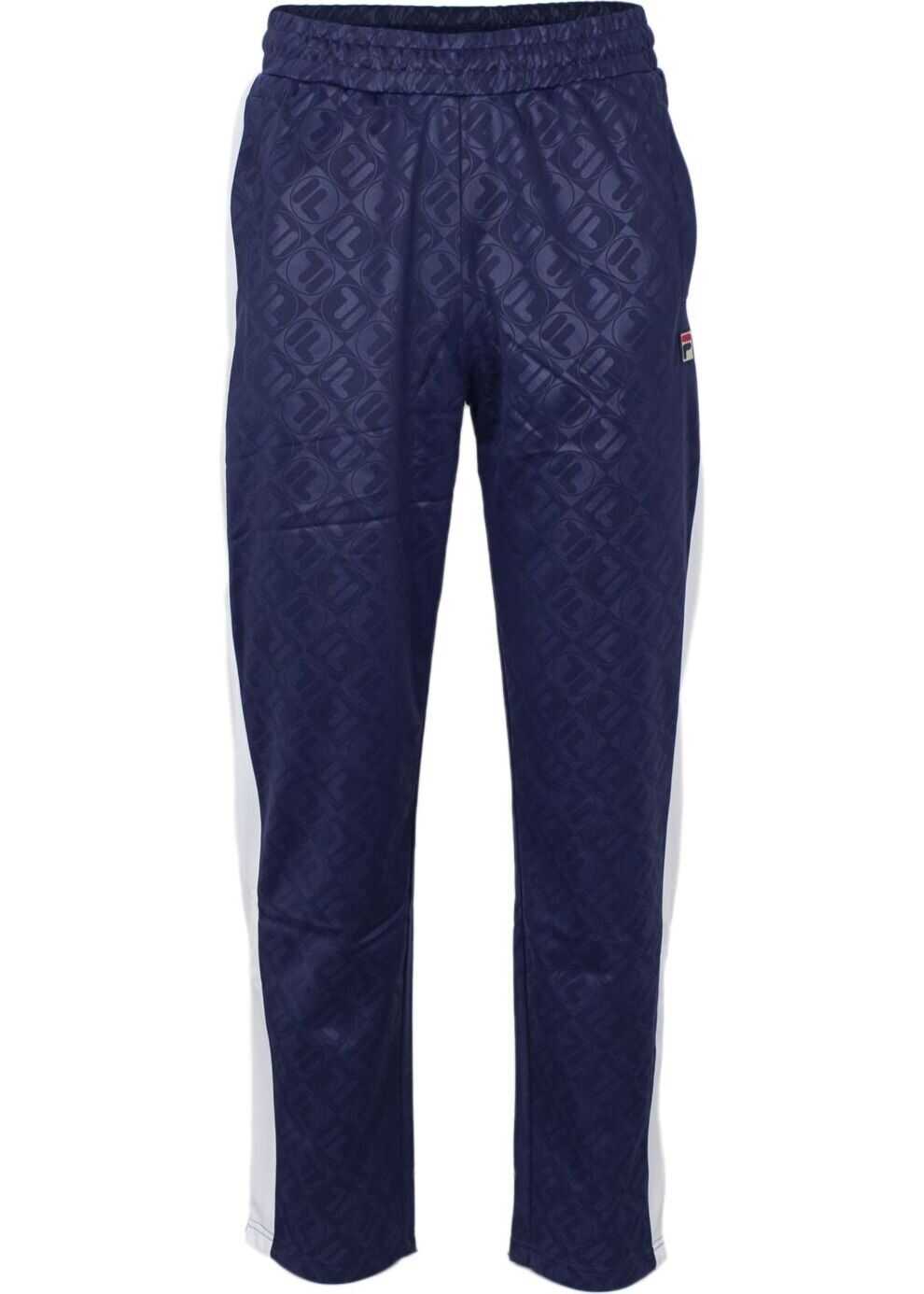 Fila Polyester Joggers BLUE