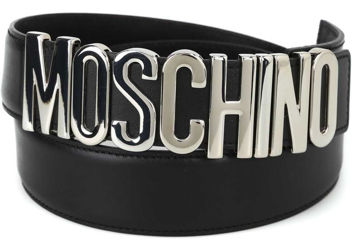 Moschino Leather Belt BLACK
