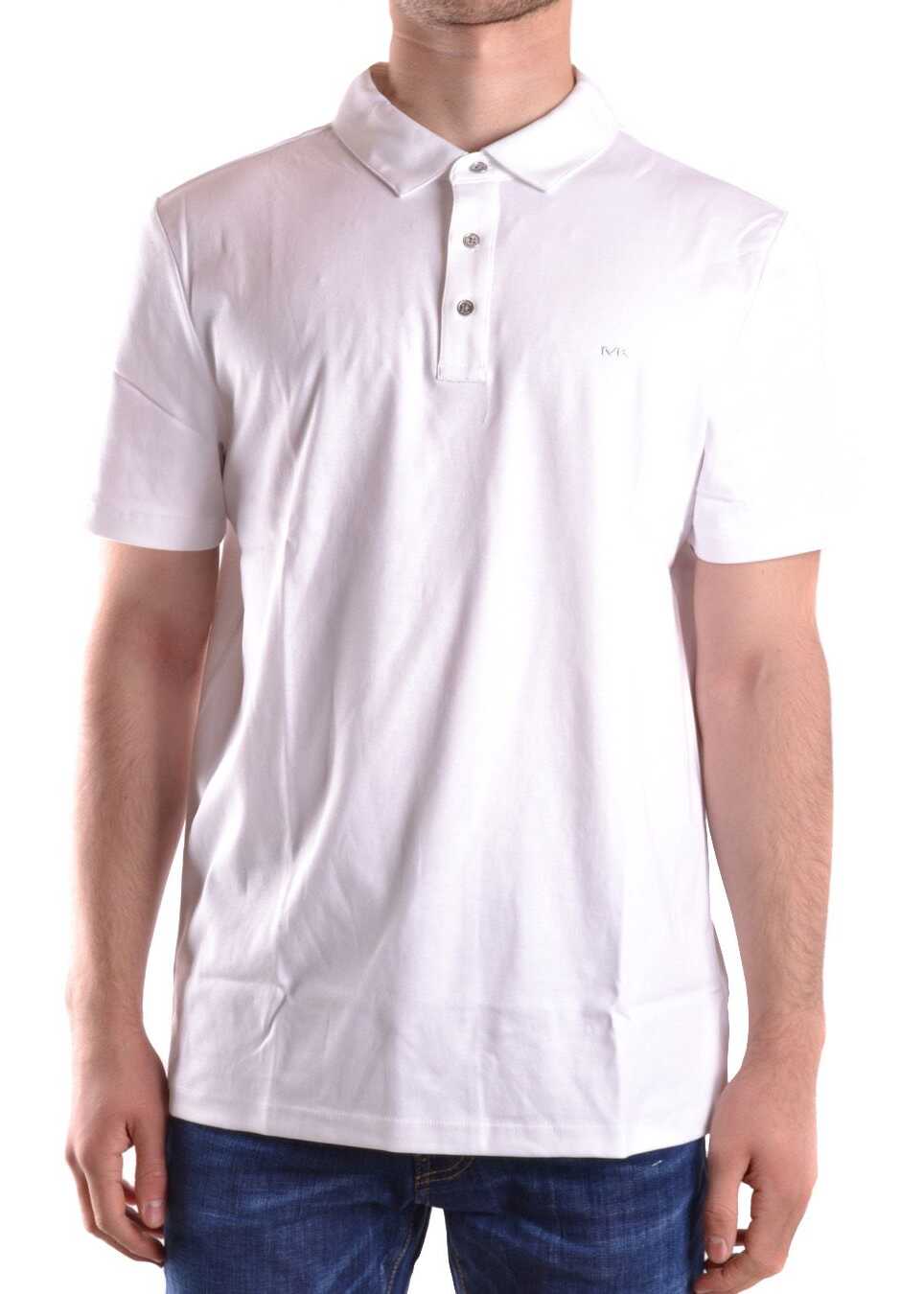 Michael Kors Cotton Polo Shirt WHITE