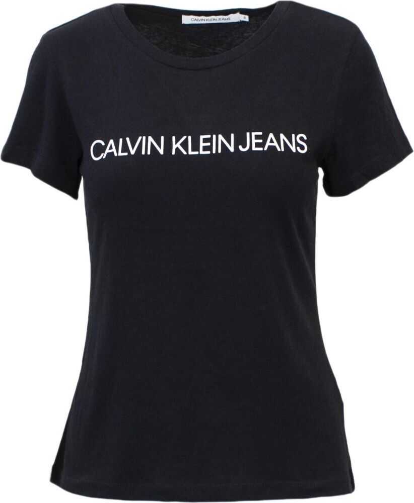 Calvin Klein Jeans Cotton T-Shirt BLACK