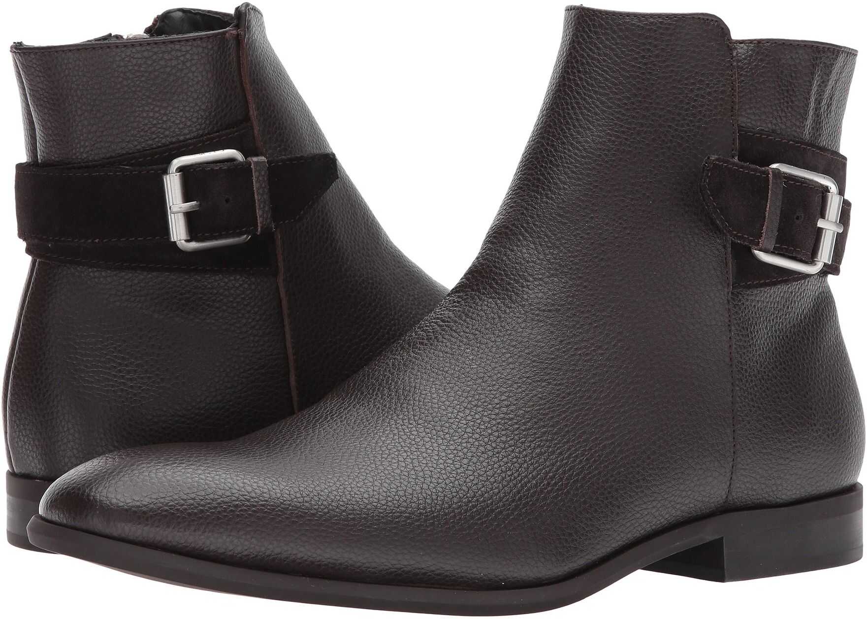 Bocanc Calvin Klein Lorenzo Dark Brown Tumbled Leather