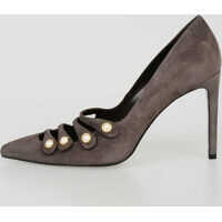 Pantofi cu Toc Stuart Weitzman Suede STRAPPYPEARL Pumps 10 CM