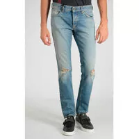 Blugi 17cm Vintage Effect Denim Slim Jeans Barbati