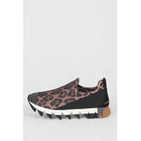 Tenisi & Adidasi Dolce & Gabbana Leopard Printed IBIZA Slip Ons