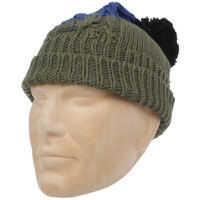 Caciuli & Palarii Cotton Blend Hat with POM POMS Barbati