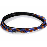 Coliere Leather Necklace with Strass Femei