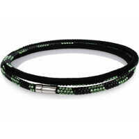 Coliere Leather Necklace with Strass Femei