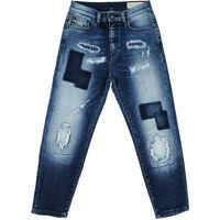 Blugi drepti Stretch Denim PEGIN Jeans Baieti