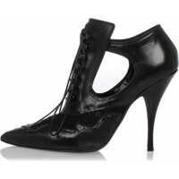 Saboti Leather BOTTINE SHOW Shoes 11 cm Femei