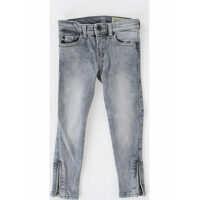 Blugi drepti Stretch Denim SKINZEE-LOW-ZIP Jeans with Swarovski Baieti