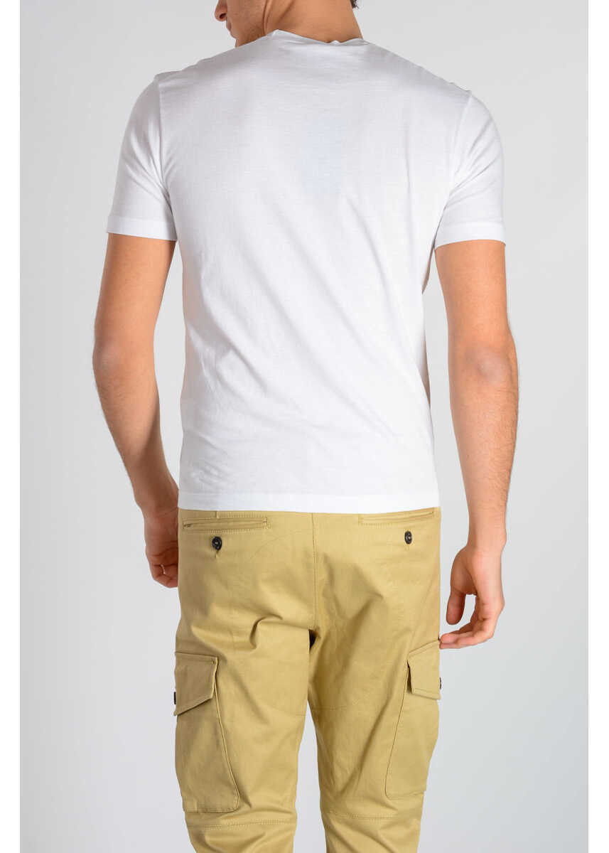Tricouri DSQUARED2 Cotton Jersey T-Shirt White Barbati (BM 6236809) 2