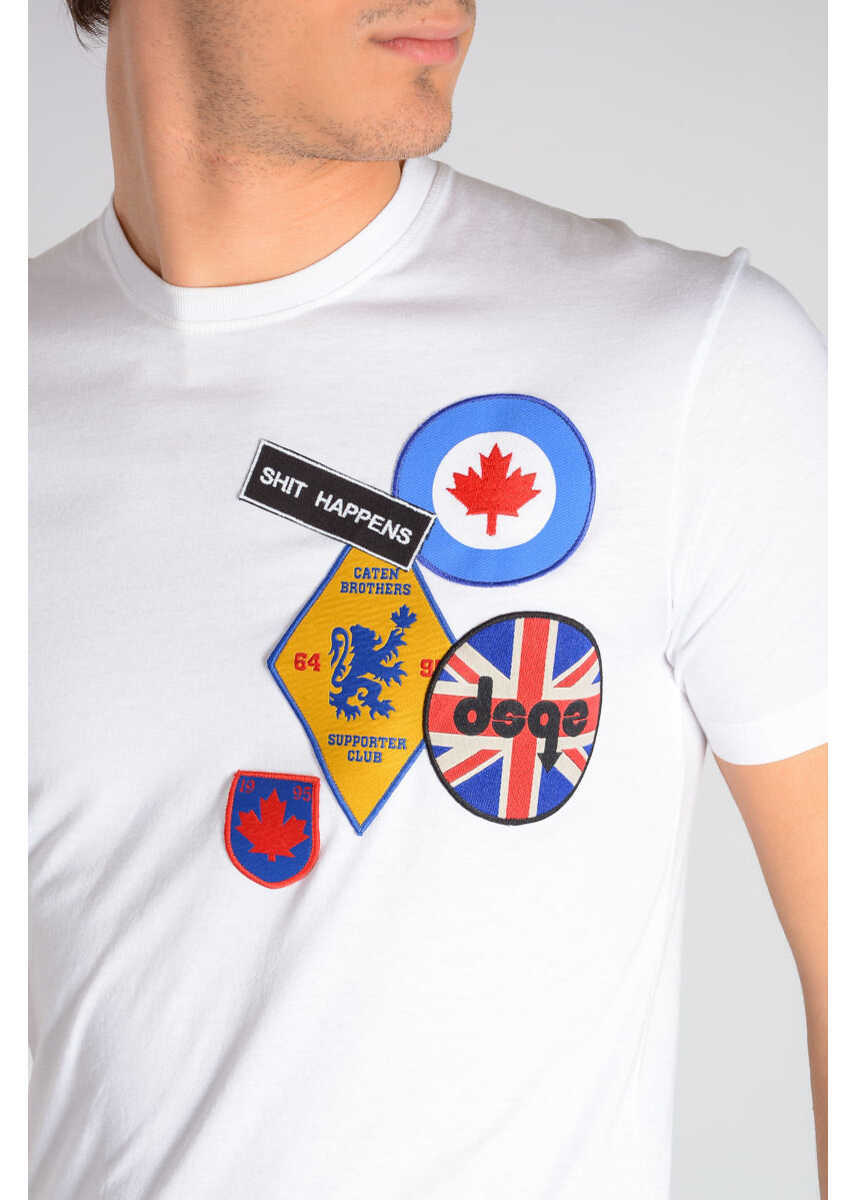 Tricouri DSQUARED2 Cotton Jersey T-Shirt White Barbati (BM 6236809) 3