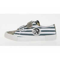 Tenisi & Adidasi Printed Canvas SN LOW 16 STRAP NAVY YO Sneakers Fete