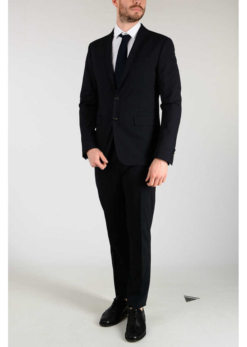 DSQUARED2 Wool Blend PARIS Suit BLUE