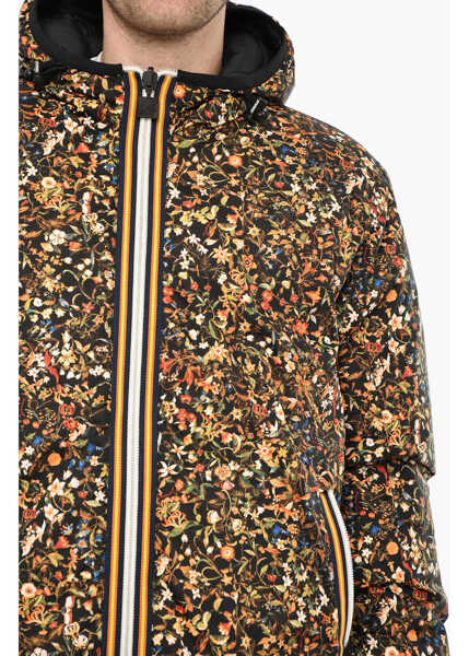 Geci de iarna DSQUARED2 K-Way Floral Motif Reversible Down Jacket Multicolor Barbati (BM 6245785) 3