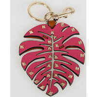 Brelocuri GARAVANI Leather Key Holder with Stud Femei