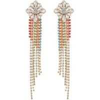 Cercei Floral Slant Chandelier Earrings Femei