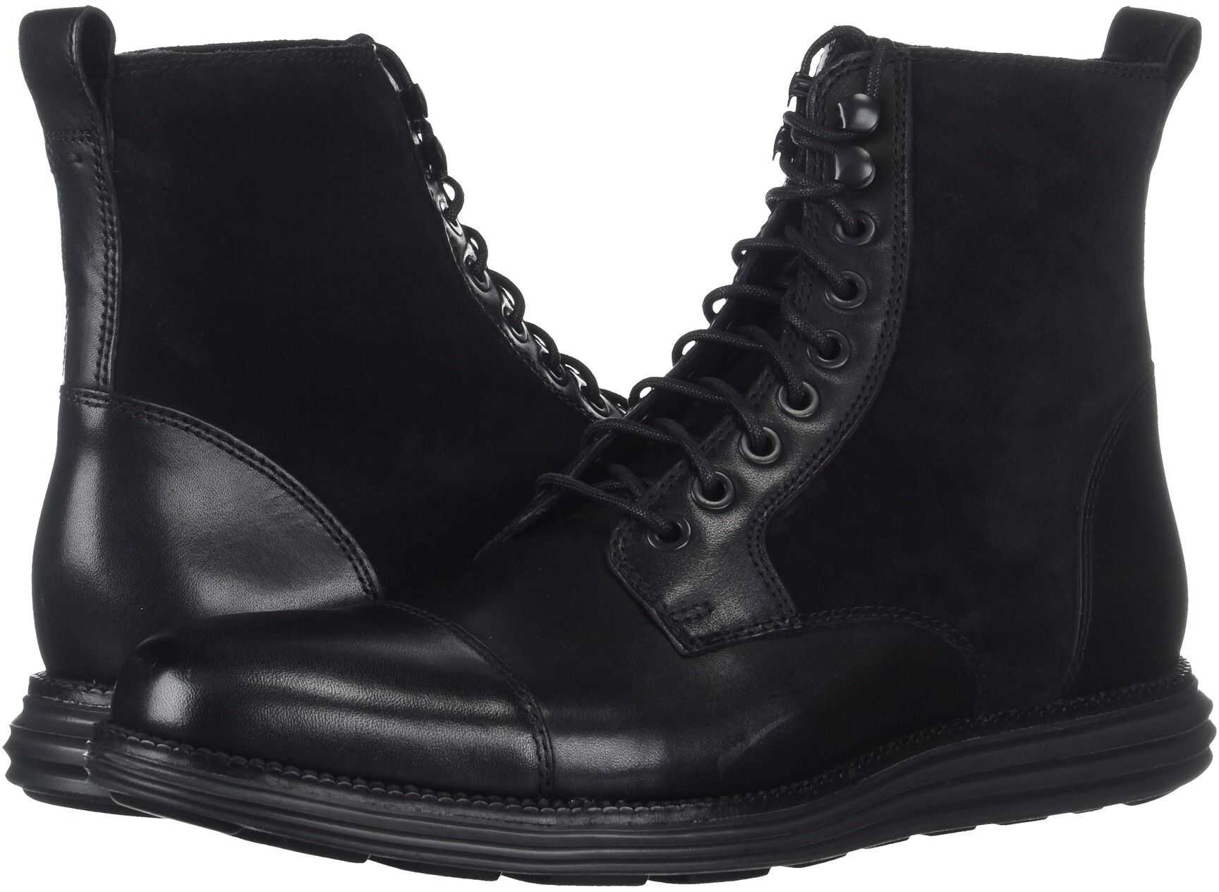 Bocanc Cole Haan O.Original Grand Cap Toe Boot II Black/Black