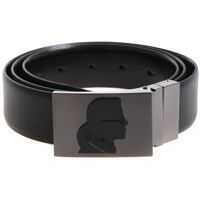 Curele Black Belt With Logo Barbati