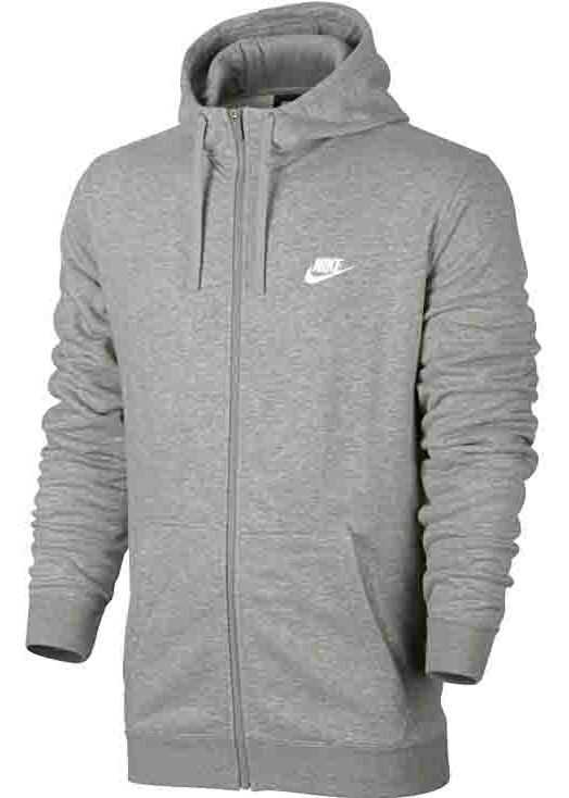 Bluza Nike NSW Hoodie FZ Grey
