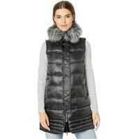 Veste casual Faux Fur Puffer Vest Femei