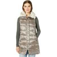 Veste casual Faux Fur Puffer Vest Femei