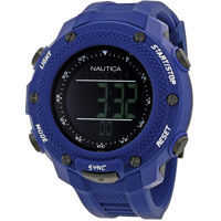 Ceasuri Fashion NMX 15 Black Digital Dial Blue Rubber Mens Watch NAI19524G* Barbati