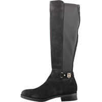 Ghete & Cizme Th Buckle High Boots In Black Femei
