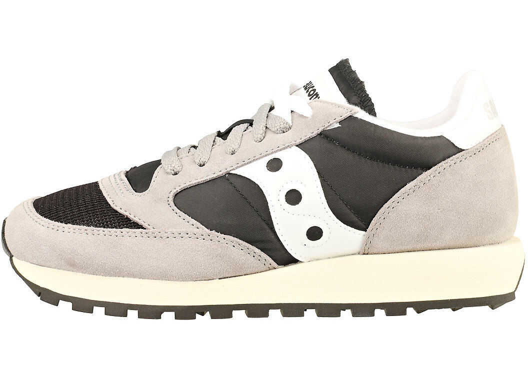 Saucony Jazz Original Vintage Trainers In Grey Black Grey