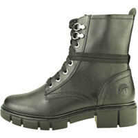 Ghete & Cizme Side Zip Studded Shoe Tongue Boots In Black Femei