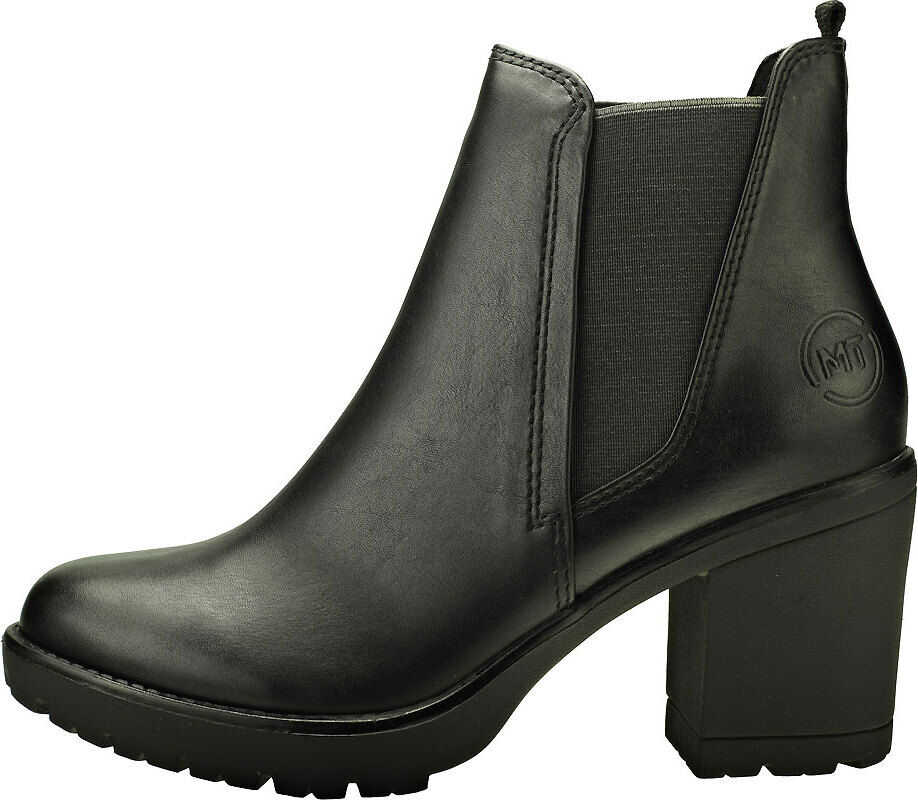 Marco Tozzi Stretch Insert Heel Boot Chelsea Boots In Black Black