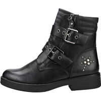 Ghete & Cizme Two Buckle Straps Ankle Boot Boots In Black Femei