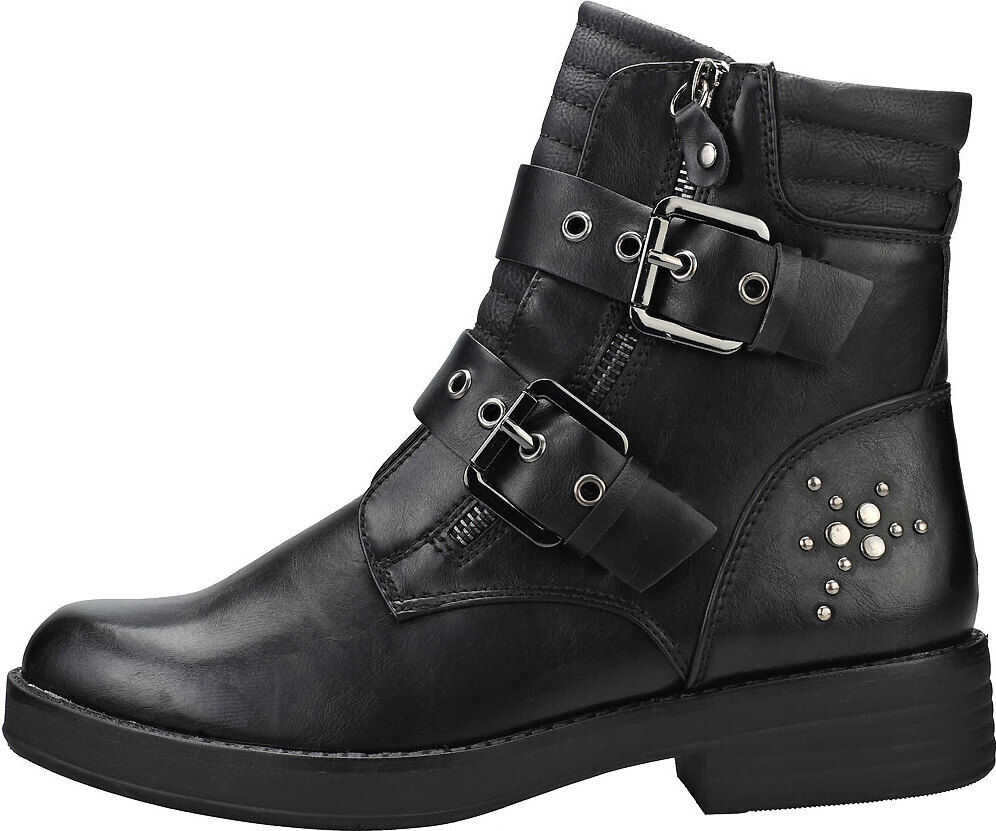 Marco Tozzi Two Buckle Straps Ankle Boot Boots In Black Black
