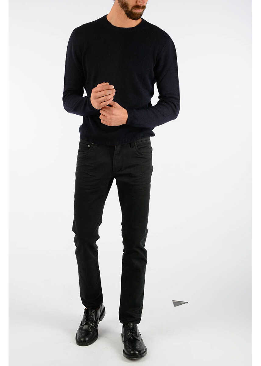 Pulovere Prada Cashmere Crew-Neck Sweater Blue Barbati (BM 6309898) 4