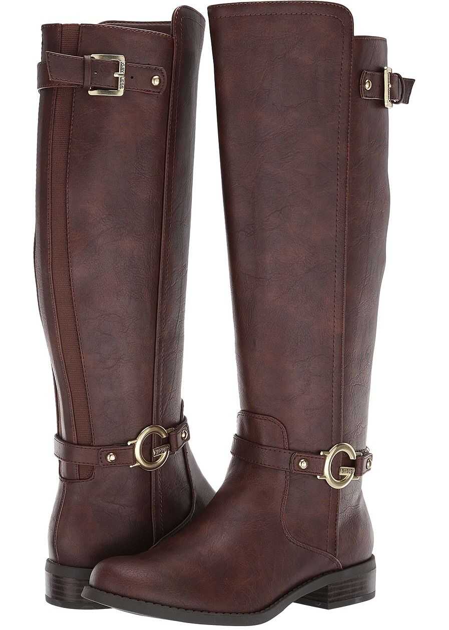 Cizma G by GUESS Hustle Dark Brown/Dark Brown