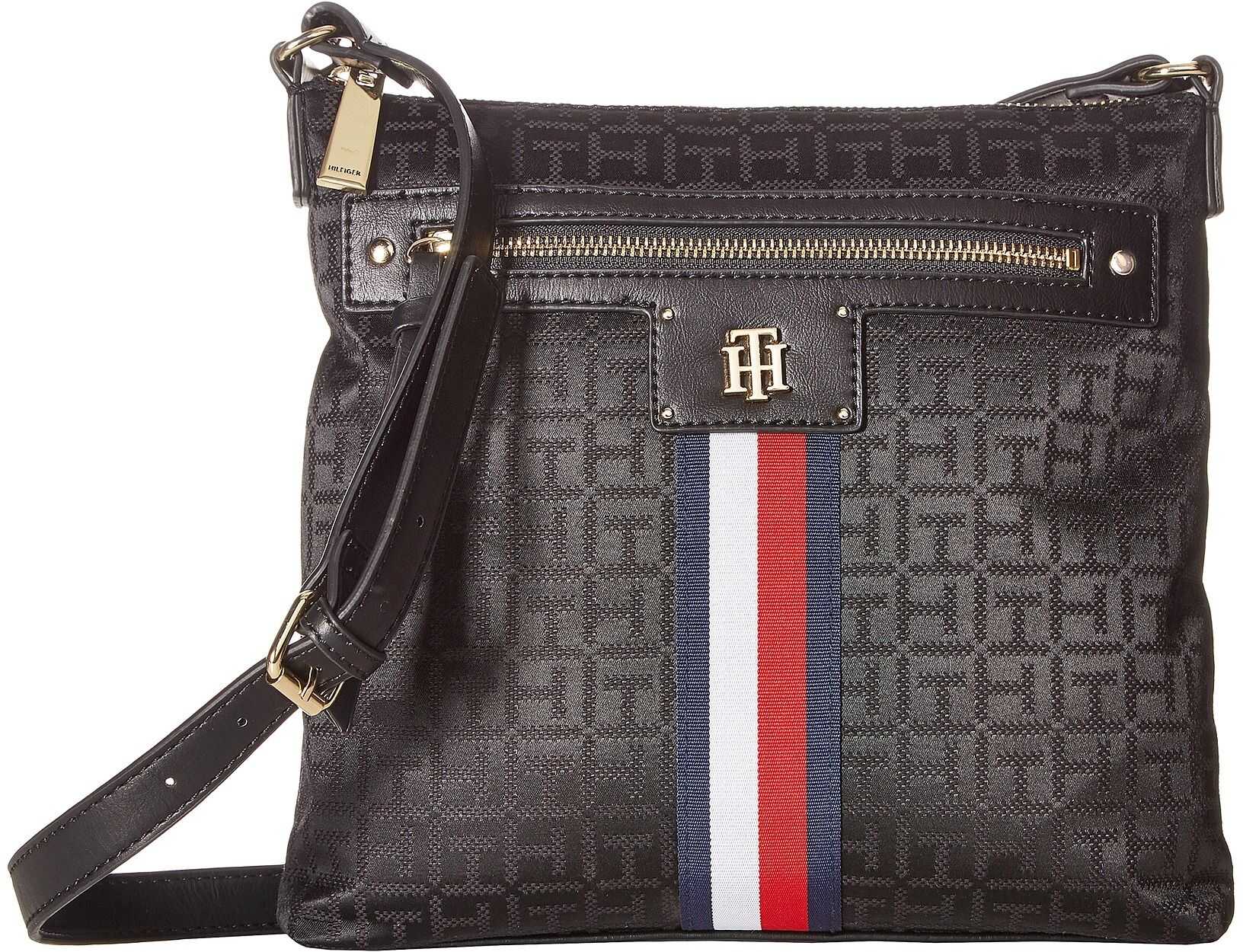 Tommy Hilfiger Palmer North/South Crossbody Black