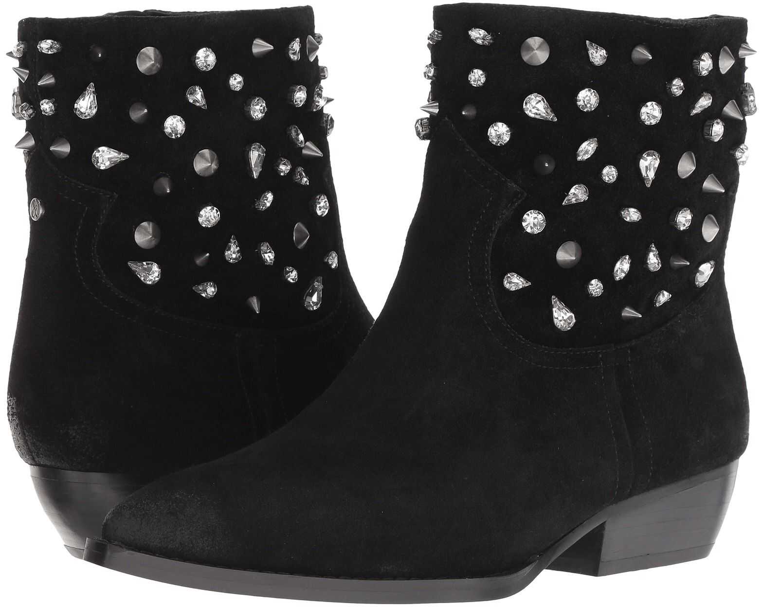 Sam Edelman Avril Black Velutto Suede Leather