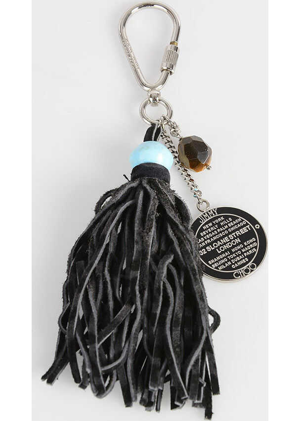 Jimmy Choo Key Holder with Pendant MULTICOLOR