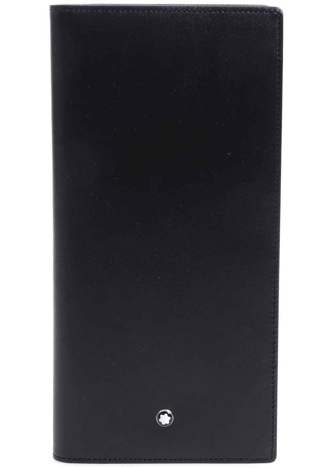 Montblanc Meisterstuck Wallet In Black With Logo Black