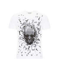 Tricouri Alexander McQueen Shattered Skull T-Shirt