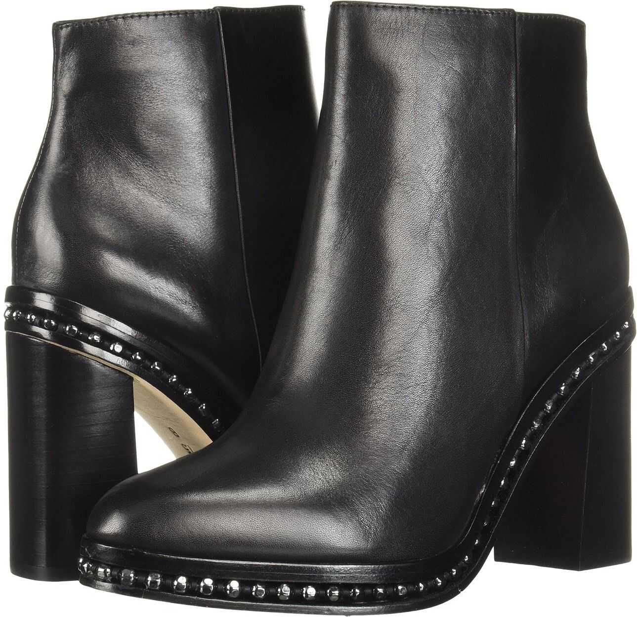 COACH Justina Black Suede