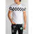 DSQUARED2 Cotton Check Print Polo White