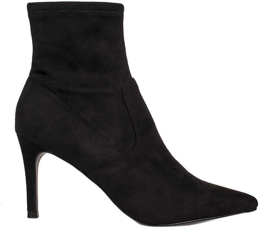 Steve Madden Suede Ankle Boots BLACK